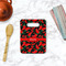 Chili Peppers Rectangle Trivet with Handle - LIFESTYLE