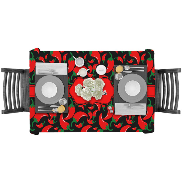 Chili Peppers Rectangular Tablecloths - LIFESTYLE