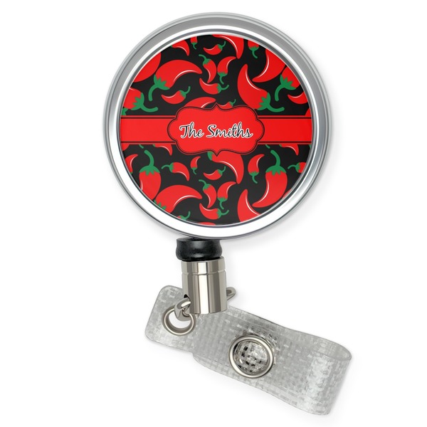 Custom Chili Peppers Retractable Badge Reel (Personalized)