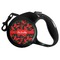 Chili Peppers Retractable Dog Leash - Small (Personalized)