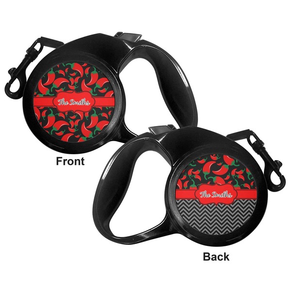 Chili Peppers Retractable Dog Leash - Small - Apvl