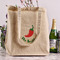 Chili Peppers Reusable Cotton Grocery Bag - In Context