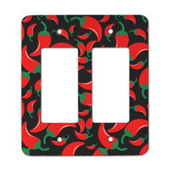 Chili Peppers Rocker Style Light Switch Cover - Two Switch