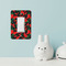 Chili Peppers Rocker Light Switch Covers - Single - IN CONTEXT
