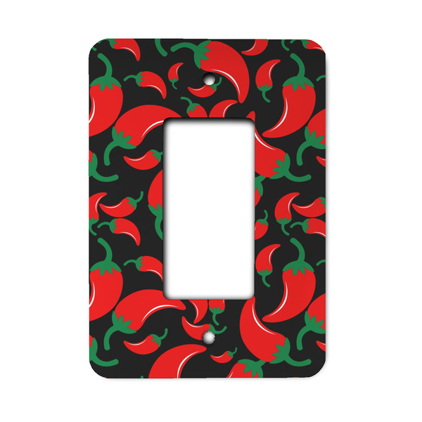 Custom Chili Peppers Rocker Style Light Switch Cover - Single Switch