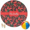 Chili Peppers Round Beach Towel