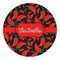 Chili Peppers Round Decal