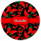 Chili Peppers Round Fridge Magnet - FRONT