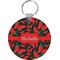 Chili Peppers Round Plastic Keychain (Personalized)