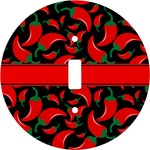 Chili Peppers Round Light Switch Cover