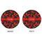 Chili Peppers Round Linen Placemats - APPROVAL (double sided)