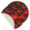 Chili Peppers Round Linen Placemat - Single Sided - Set of 4 (Personalized)