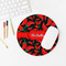 Chili Peppers Round Mousepad - LIFESTYLE 2