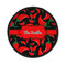 Chili Peppers Round Patch