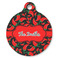 Chili Peppers Round Pet ID Tag - Large - Front