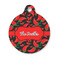 Chili Peppers Round Pet Tag
