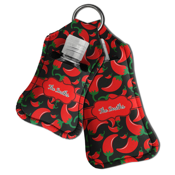 Chili Peppers Sanitizer Holder Keychain - Both in Case (PARENT)