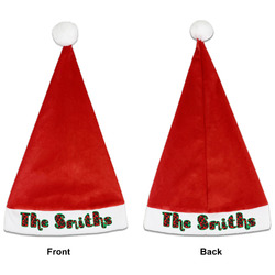 Chili Peppers Santa Hat - Front & Back (Personalized)