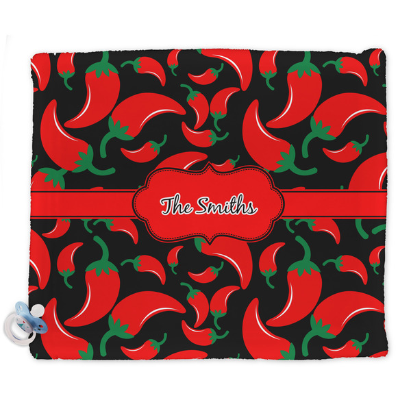 Custom Chili Peppers Security Blanket - Single Sided (Personalized)