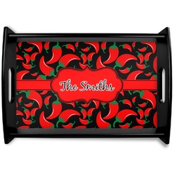 Chili Peppers Wooden Tray (Personalized)