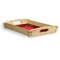 Chili Peppers Serving Tray Wood Small - Corner