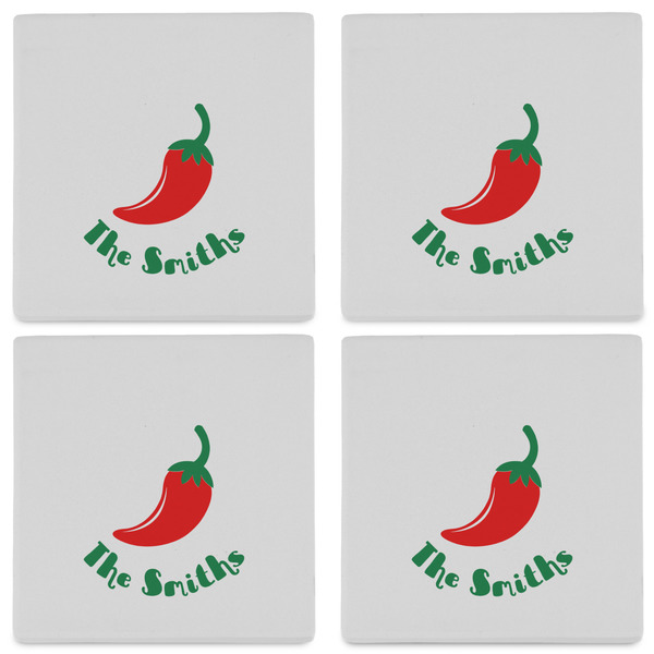 Chili Peppers Set of 4 Sandstone Coasters - See All 4 View