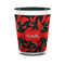 Chili Peppers Ceramic Shot Glass - 1.5 oz - Two Tone - Set of 4 (Personalized)