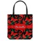 Chili Peppers Canvas Tote Bag - Small - 13"x13" (Personalized)