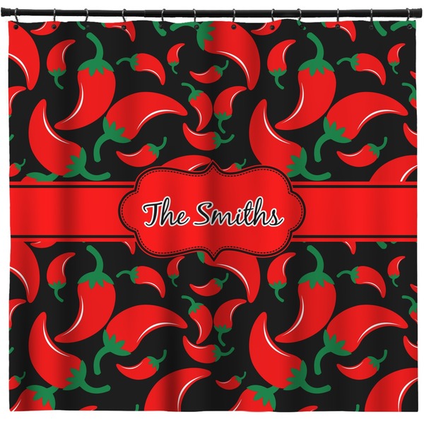 Custom Chili Peppers Shower Curtain - Custom Size (Personalized)