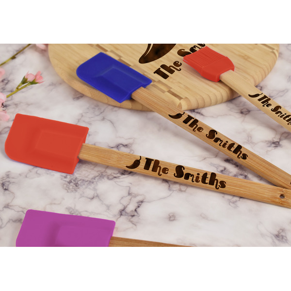 Chili Peppers Silicone Spatula - Red - Lifestyle