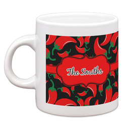 Chili Peppers Espresso Cup (Personalized)