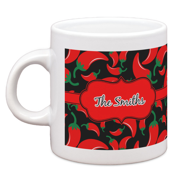 Chili Peppers Single Shot Espresso Cup - Single Front