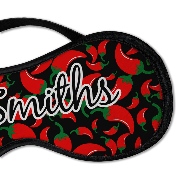 Chili Peppers Sleeping Eye Mask - DETAIL Large
