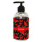 Chili Peppers Plastic Soap / Lotion Dispenser (8 oz - Small - Black) (Personalized)