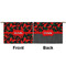 Chili Peppers Small Zipper Pouch Approval (Front and Back)