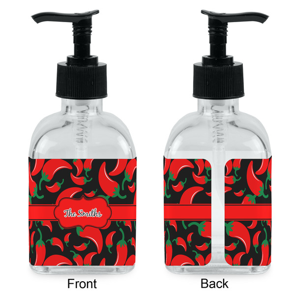 Chili Peppers Glass Soap/Lotion Dispenser - Approval