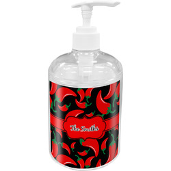 Chili Peppers Acrylic Soap & Lotion Bottle (Personalized)