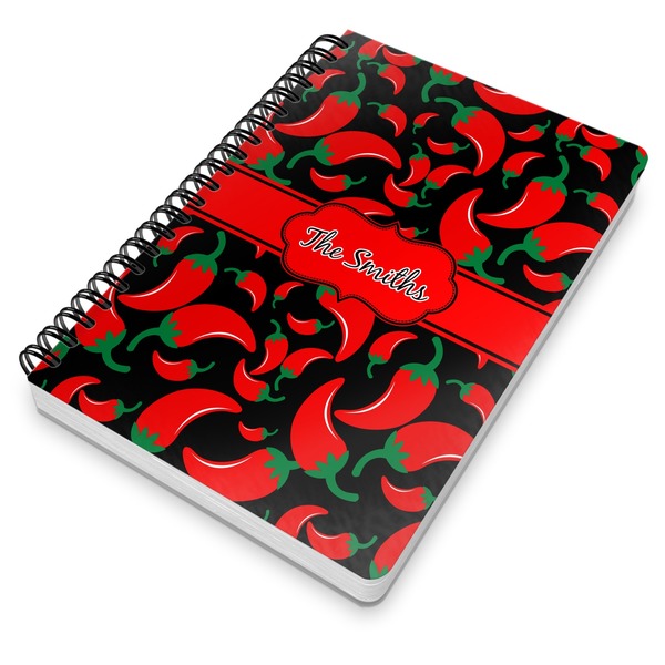 Chili Peppers Spiral Journal 7 x 10 - Main