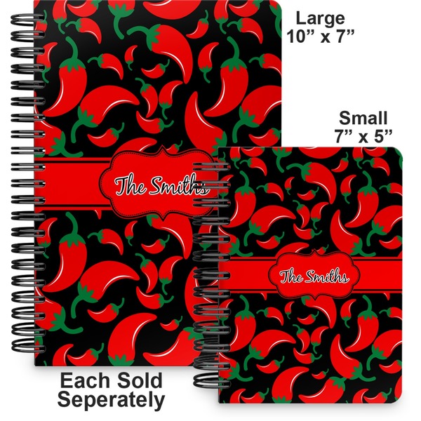 Chili Peppers Spiral Journal - Comparison