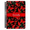 Chili Peppers Spiral Journal Large - Front View