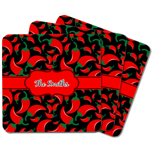 Chili Peppers Square Fridge Magnet - MAIN