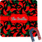 Chili Peppers Square Fridge Magnet (Personalized)