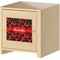 Chili Peppers Square Wall Decal on Wooden Cabinet
