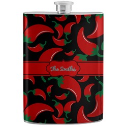 Chili Peppers Stainless Steel Flask (Personalized)