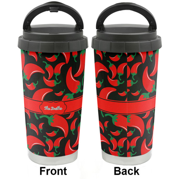 Chili Peppers Stainless Steel Travel Cup - Apvl