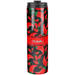 Chili Peppers Stainless Steel Skinny Tumbler - 20 oz (Personalized)