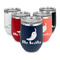 Chili Peppers Steel Wine Tumblers Multiple Colors