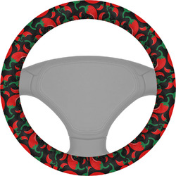 Chili Peppers Steering Wheel Cover (Personalized)
