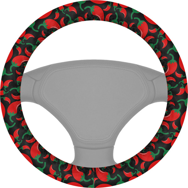 Custom Chili Peppers Steering Wheel Cover