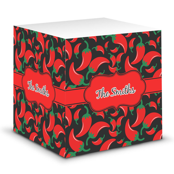 Custom Chili Peppers Sticky Note Cube (Personalized)